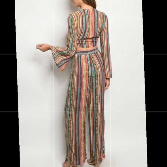 Two-piece Crop top and Pants - Picture 2 of 2